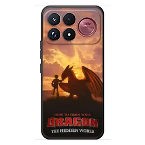 Чехол дракон Беззубик для Xiaomi Poco F9 Ultra (Постер Беззубика)