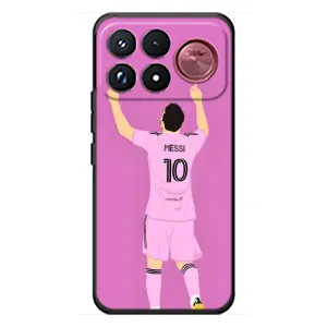 Чехлы Лео Месси в Майами на Xiaomi Poco F9 Ultra (Празднование Месси)