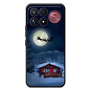 Чехол Санта Клаус для Xiaomi Poco F9 Ultra (Санта)