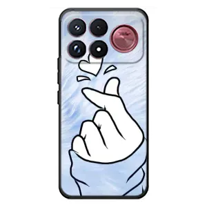 Чехлы (Знак сердечка) на Xiaomi Poco F9 Ultra (Сердечка знак)