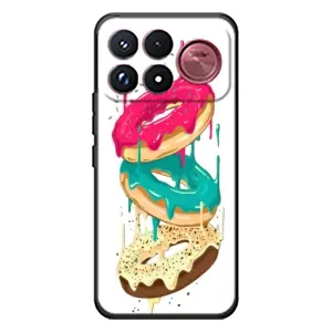 Чехол с изображением вкусной еды для Xiaomi Poco F9 Ultra (Сочные пончики)