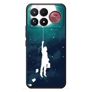Чехол (ТПУ) с планетами на Xiaomi Poco F9 Ultra (To The moon)