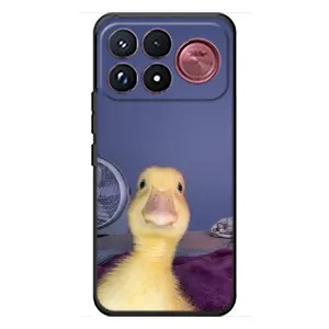 Бампер с принтом Мемы для Xiaomi Poco F9 Ultra (Утка)