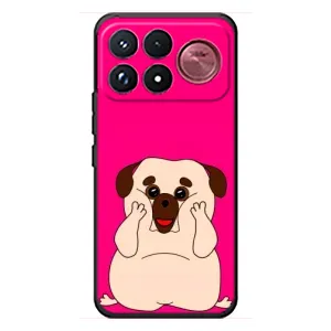 Чохол (ТПУ) Милі песики для Xiaomi Poco F9 Ultra (Веселий Мопсік)