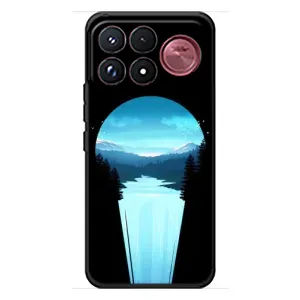 Летний Чехол на Xiaomi Poco F9 Ultra (Синий Водопад)