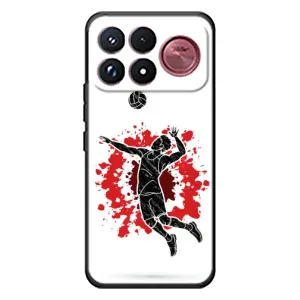 Чехлы с принтом Спортивная тематика для Xiaomi Poco F9 Ultra (Волейболист)