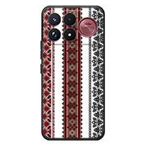 Силиконовый Чехол на Xiaomi Poco F9 Ultra с картинкой Вышиванки (Вышиваночки)