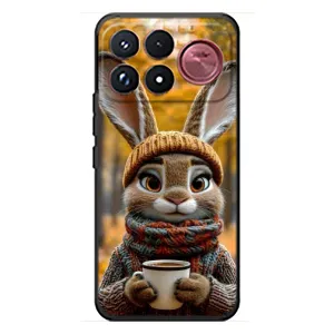 Друкований чохол 'Звірята з кавою' для Xiaomi Poco F9 Ultra