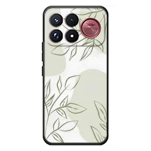 Чехол цветочный дизайн для Xiaomi Poco F9 Ultra (Зелёный дизайн)