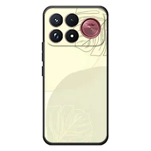 Чехол цветочный дизайн для Xiaomi Poco F9 Ultra (Зелёный фон)