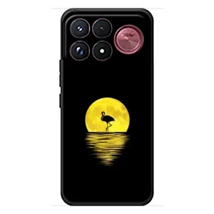 Летний Чехол на Xiaomi Poco F9 Ultra (Желтый Закат)