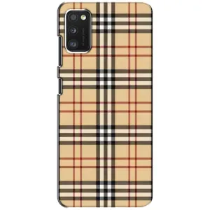 Чехол с Брендами одежды на Поко М3 про (Burberry стиль)