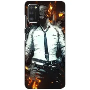 Силиконовый чехол с картинкой "Герой Pubg" на Xiaomi POCO M3 Pro (4G/5G) (Man Пубг)