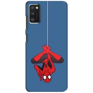 Чехол Супергерой Человека Паука на Xiaomi POCO M3 Pro (4G/5G) (На паутине)