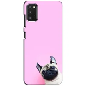 Бампер для Xiaomi POCO M3 Pro (4G/5G) з картинкою "Песики" (Собака на рожевому)