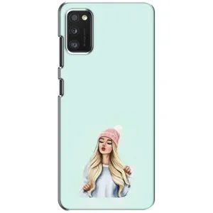 Силіконовый Чохол на Xiaomi POCO M3 Pro (4G/5G) з картинкой Модных девушек (В шапці)