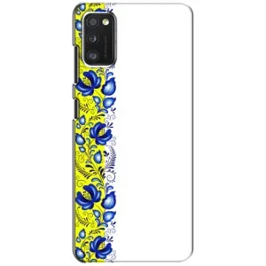 Силиконовый Чехол на Xiaomi POCO M3 Pro (4G/5G) с картинкой Вышиванки (Желто-синяя вышиванка)