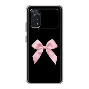 Чохол банти для Xiaomi POCO M4 Pro 5G (Бант на чорному)
