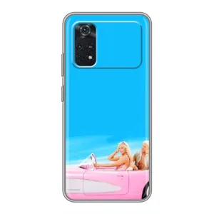 Силиконовый Чехол Барби Фильм на Xiaomi POCO M4 Pro 5G (Барби и Кен)