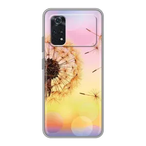 Силіконовий Чохол з кульбабками на Xiaomi POCO M4 Pro 5G (Квітка-кульбаба)