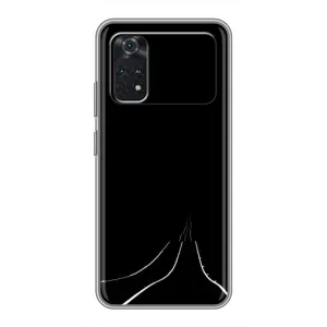 Чехол с картинками на черном фоне для Xiaomi POCO M4 Pro 5G (Дорога)
