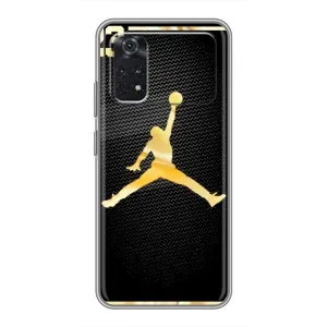 Силиконовый Чехол Nike Air Jordan на Поко М4 про (5G) (Джордан 23)
