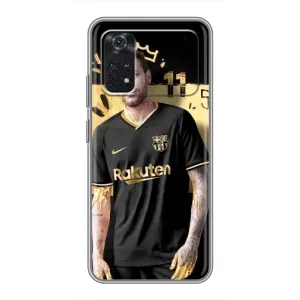 Силиконовый Чехол Xiaomi POCO M4 Pro 5G (Gold Neymar)