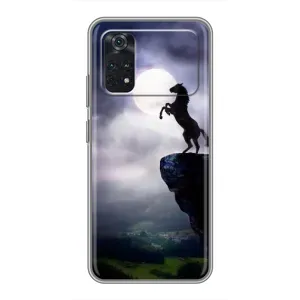 Чехлы с изображением разных животных для Xiaomi POCO M4 Pro 5G (Лошадь)