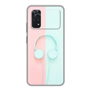 Девчачий Чехол для Xiaomi POCO M4 Pro 5G (Наушники)