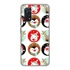 Силіконовий бампер на різдво для Xiaomi POCO M4 Pro 5G (Різдвяний принт)