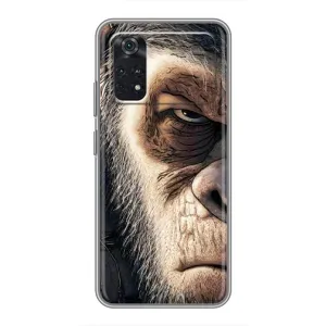 Чехлы с Горилой на Поко М4 про (5G) (Суровый)