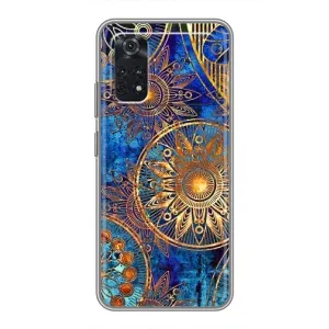 Чехлы со смыслом для Xiaomi POCO M4 Pro 5G (Золотые узоры)