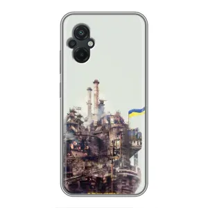 Чехлы на военную тематику для Xiaomi POCO M5 (Азовсталь)