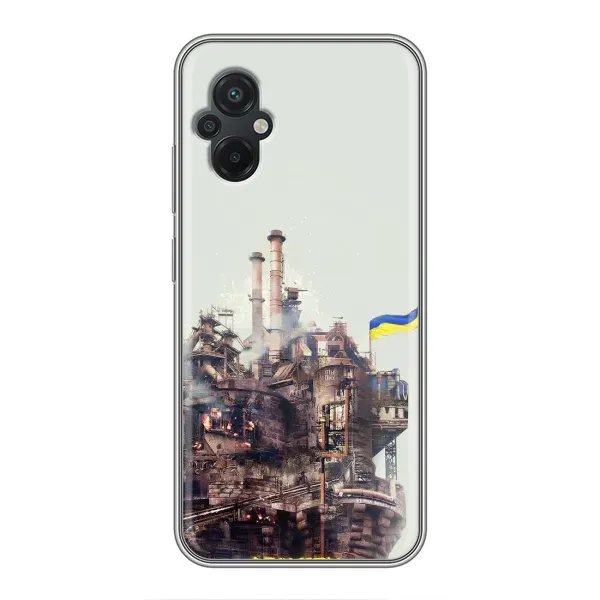 Чехол с рисунком «Азовсталь» для Xiaomi POCO M5 Чехол с рисунком «Азовсталь» для Xiaomi POCO M5