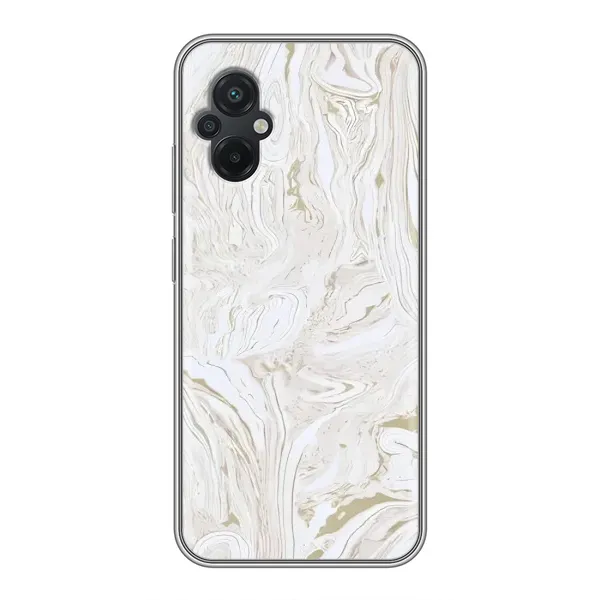 Чехол с рисунком «белый мрамор» для Xiaomi POCO M5 Чехол с рисунком «белый мрамор» для Xiaomi POCO M5