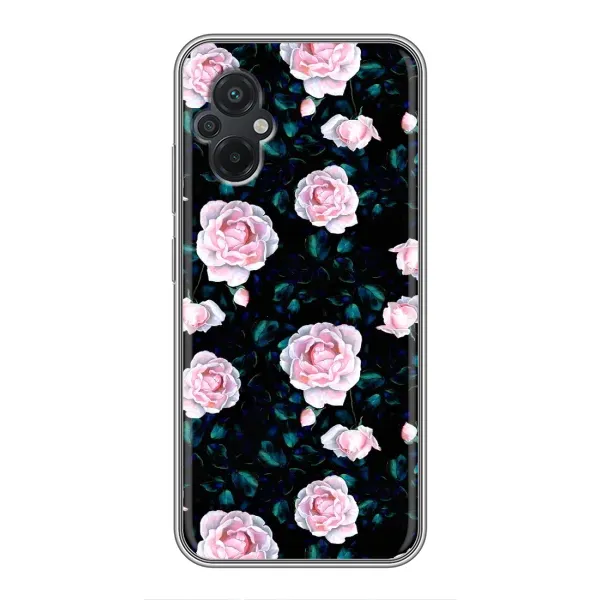 Чехол с рисунком «Чайные розы» для Xiaomi POCO M5 Чехол с рисунком «Чайные розы» для Xiaomi POCO M5