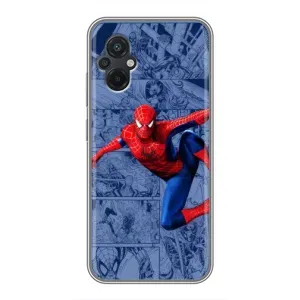 Силиконовый Чехол для Xiaomi POCO M5 (Человек Паук)