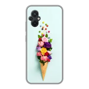 Чохли з тематикою "КВІТИ" на Xiaomi POCO M5 (Квітка-морозиво)
