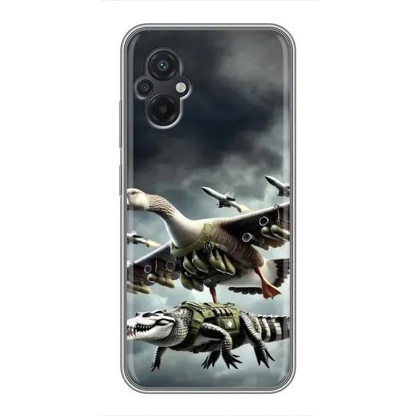 Чехол с рисунком «Гусини и крокодило» для Xiaomi POCO M5 Чехол с рисунком «Гусини и крокодило» для Xiaomi POCO M5