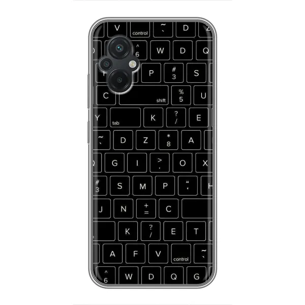 Чехол с рисунком «Клавиатура» для Xiaomi POCO M5 Чехол с рисунком «Клавиатура» для Xiaomi POCO M5