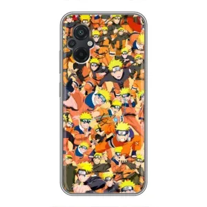 Чехлы с принтом Наруто на Xiaomi POCO M5 (Коллаж Наруто)