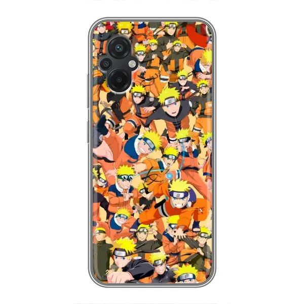 Чехол с рисунком «Коллаж Наруто» для Xiaomi POCO M5 Чехол с рисунком «Коллаж Наруто» для Xiaomi POCO M5
