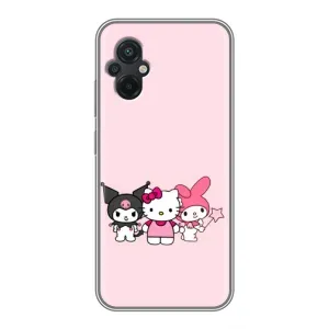 Чехол с персонажем Куроми на Xiaomi POCO M5 (Куроми Мелоди Китти)