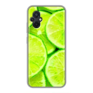 Чохол з зображенням смачної їжі для Xiaomi POCO M5 (Лайм)
