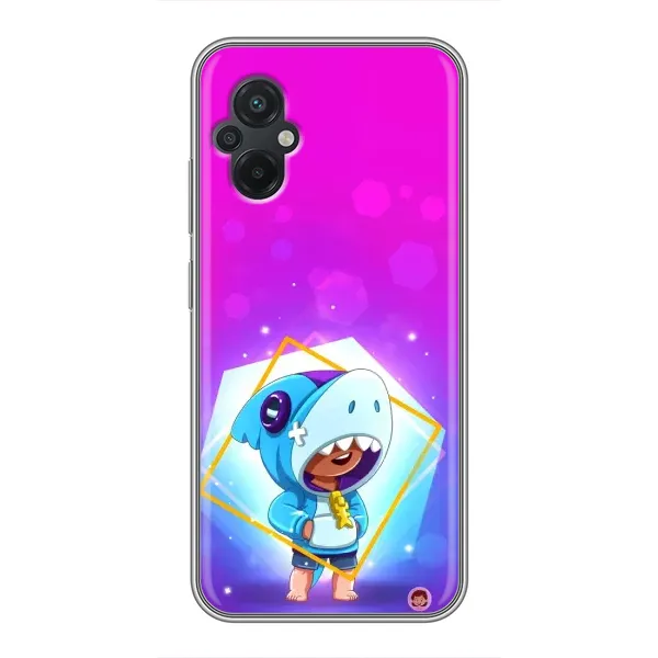 Чехол с рисунком «Леон в костюме Акулы» для Xiaomi POCO M5