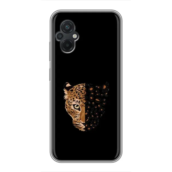 Чехол с рисунком «Леопард на черном» для Xiaomi POCO M5 Чехол с рисунком «Леопард на черном» для Xiaomi POCO M5