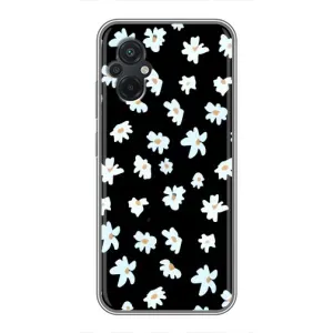 Чехол с ромашками на Xiaomi POCO M5 (Маленькие ромашки)
