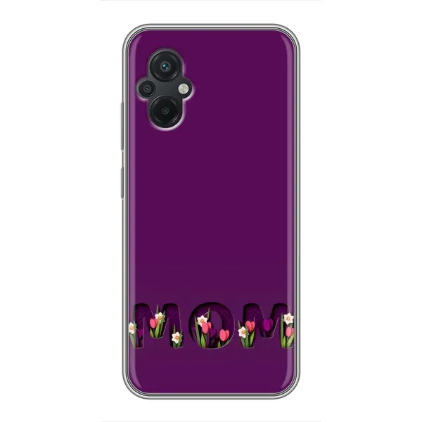 Чехол с рисунком «Мама с цветами» для Xiaomi POCO M5 Чехол с рисунком «Мама с цветами» для Xiaomi POCO M5