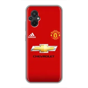 Силиконовые Чехлы принт Футбол на Xiaomi POCO M5 (Man United)