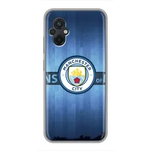 Силиконовые Чехлы принт Футбол на Xiaomi POCO M5 (ManCity)